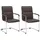 CLP Freischwinger Seattle Kunstleder braun 2er Set