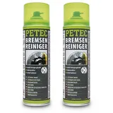Petec 2x 500 ml Bremsenreiniger Spray [Hersteller-Nr. 70060]
