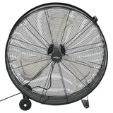 vidaXL Trommelventilator 77 cm Bodenventilator Schwarz