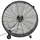 vidaXL Trommelventilator 77 cm Bodenventilator Schwarz
