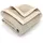heimtexland ® Wohndecke Waffelpique leichte Sommerdecke Sofadecke 100% Baumwolle Kuscheldecke 150x140 cm atmungsaktiv temperaturausgleichend Typ914 beige - 1 Stück