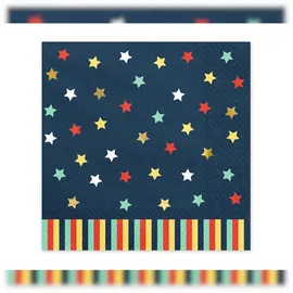 Partydeco SP33-93 Papierserviette Papier Mehrfarbig 12 Stück(e)