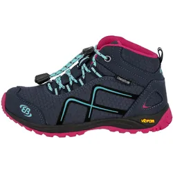 Wanderschuh BRÜTTING "Outdoorstiefel Guide High", Gr. 27, blau, Synthetik, Schuhe