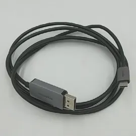 Amazon Basics USB-C-auf-DisplayPort-Kabel, Aluminium, 1.8 m, Grau