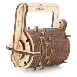 UGEARS Mechanisches Holzmodell Kombinationsschloss 34-tlg. 70020