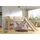M&S Halbhochbett Pino 90 x 200 cm Kiefer massiv lackiert beige