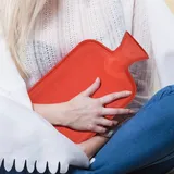 Hi Wärmflasche rot Gummi - Rot