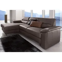 Sit&more Ecksofa »Ascara L-Form«, inklusive Boxspring/Federkern-Polsterung, wahlweise mit Bettfunktion
