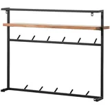 MASSIVMOEBEL24.DE Wandgarderobe Melbourne 100 x 30 x 80 cm Natur