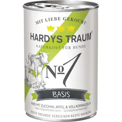 Hardys Traum Basis No1 Rind mit Zucchini, Apfel& Vollkornnudeln 400G