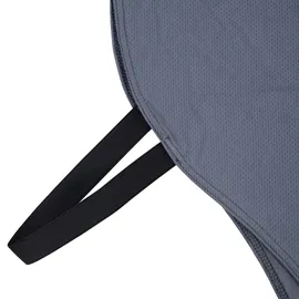 SUNRIDE Cool Down Kühldecke mit Halsteil und Tuch 105 cm Grau