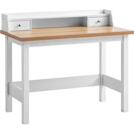 FineBuy Schreibtisch FB107875 Weiß