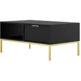 raumhirsch furniture Couchtisch Austin Schwarz Gold 60 x 45 x 100 cm