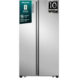 Hisense RS677N4ACC Side-by-Side (519 l, 1786 mm hoch, Edelstahl)