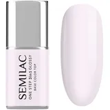 Semilac UV-Nagellack 3in1 One Step Glossy S252 milky pink 7 ml