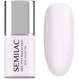 Semilac UV-Nagellack 3in1 One Step Glossy S252 milky pink 7 ml
