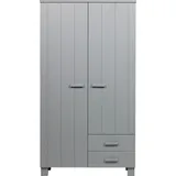 Woood Dennis Garderobenschrank 111x55x202 grau