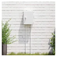 vidaXL Steuerungsschrank Grau 28 x 13 cm ABS Kunststoff