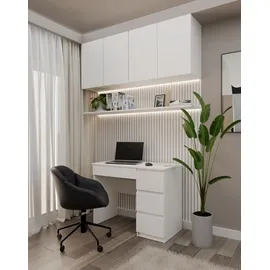 Topeshop Schreibtisch Mijas Weiß