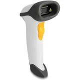 DeLock 90565 1D mit Anschlusskabel und Halterung (1D-Barcodes), Barcode Scanner, Schwarz, Grau