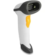 DeLock 90565 1D mit Anschlusskabel und Halterung (1D-Barcodes), Barcode Scanner, Schwarz, Grau