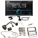 Kenwood DPX-7300DAB Bluetooth DAB Einbauset für Ford Focus Mondeo S-Max Galaxy