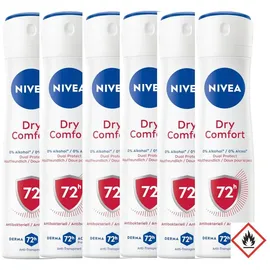 Deo Dry Comfort Antitranspirant Deo Spray 6 x 150 ml