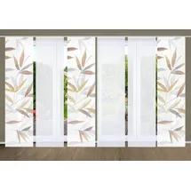 home in green Schiebevorhang ¦ mehrfarbig ¦ Synthetik ¦ Maße (cm): B: 60 H: 245