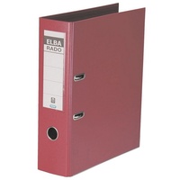Elba Ordner rado plast Rückenbreite: 80 mm rot