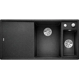 Blanco Axia III 6 S links anthrazit + Excenterbetätigung + InFino + Glasschneidbrett