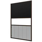 empasa Insektenschutz Plissee MASTER DUO 80 x 160 cm Braun