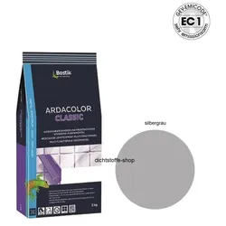 Bostik Ardacolor Classic Fuge Fliesen Fugenmörtel 5Kg silbergrau