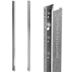 20x VOSS.farming Z-Profil / Z-profilpfahl, 100cm, Aktionspack! Metallpfahl für Weidezaun