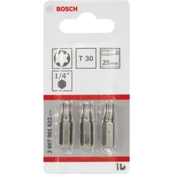 Bosch - Schraubendreher-Bit - 3 Stücke - torx - T30 - Inbus