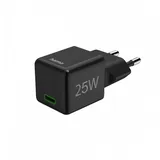 Hama Schnellladegerät, USB-C, Super-Mini-Charger, 25 W, Schwarz (00201985)