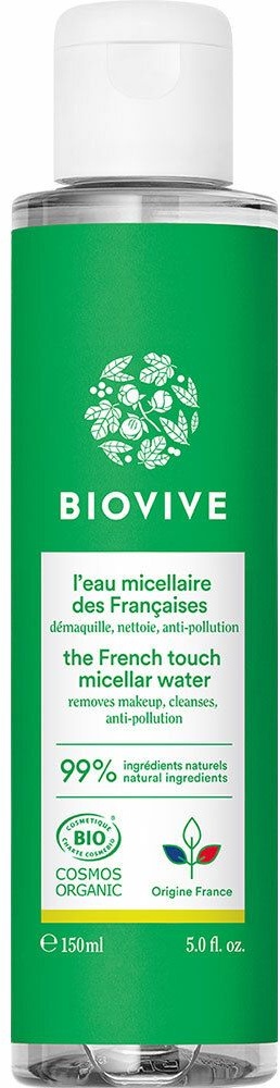 BIOVIVE l'eau micellaire des Françaises 150 ml eau pour le visage