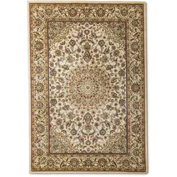 Orientteppich Kaschan 160 x 230 cm Polypropylen Beige Creme