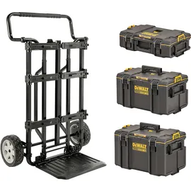 DeWalt Tough System Box 2.0 4-in-1 Set schwarz 19,30 l