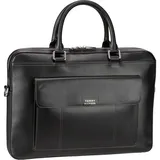 Tommy Hilfiger Aktentasche TH SPW Leather Computer Bag PSP24 Black Schwarz Herren