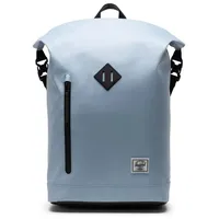 Herschel Rucksack Roll Top Backpack Weather Resistant Ashley Blue