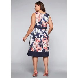 sheego Cocktailkleid Blau 42