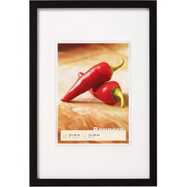 walther design Walther Holzrahmen BP040B Peppers 30x40 schwarz| Preis nach Code NIKOLAUS