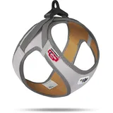 Curli Glow Hundegeschirr Reflective Grau 3XS
