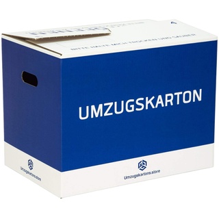 Umzugskartons Professionell - 10 Stck. - 52 Liter - Selbstschließend - Doppel Wellpappe - Extra fester - Umzugskartons (10)