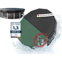 planenfux Poolabdeckung rund grün Ø 460-500 cm
