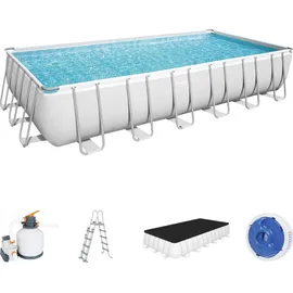 BESTWAY Power Steel Frame Pool Set 732 x 366 x 132 cm inkl. Sandfilteranlage