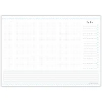 Schreibtischunterlage Papier zum Abreißen im praktischen DIN A3 Format - Schreibunterlage aus Papier mit 25 Blatt - Mit praktischer To Do Liste - von Sophies Kartenwelt