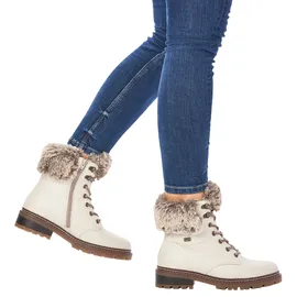 remonte Schnürstiefelette beige | Gr.: 40