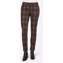 Heine Karohose in braun-schwarz-kariert | Gr.: 38