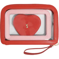 Stackers Heart Kosmetiktaschen mit Schmuckbeutel 3 El.